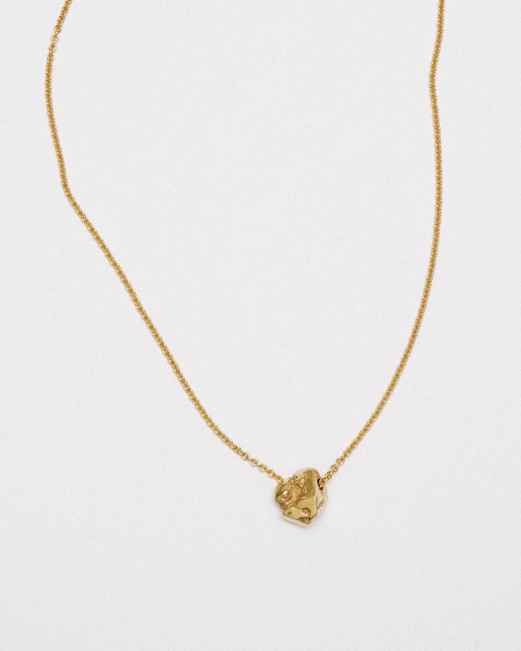 Stone necklace gold plated